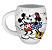 Caneca Bojuda alta Mickey e Minnie - 400ml Disney - Imagem 1