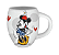 Caneca Bojuda alta Mickey e Minnie - 400ml Disney - Imagem 2