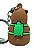 Chaveiro 3D Capivara / Capybara - com mochila de Tartaruga (4cm) - Imagem 3