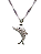 Colar Banhado a Prata com Pingente Dolphin / Golfinho (50cm) - Imagem 1