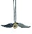 Colar em Aço prateado com Pingente Pomo de Ouro 3D - Harry Potter (40cm) - Imagem 1