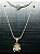 Colar em Banho ouro com Pingente Spider / Aranha (45cm) - Imagem 3