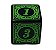 Conjunto de 3 Dados Verdes estilo Runas D6 - (lado 1,5cm) - Imagem 2