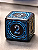Conjunto de 3 Dados Azuis estilo Runas D6 - (lado 1,5cm) - Imagem 3