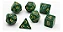 Conjunto de 7 Dados para RPG - Verde Perolado - Imagem 1