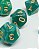 Conjunto de 7 Dados para RPG - Verde Perolado - Imagem 2