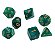 Conjunto de 7 Dados para RPG - Verde Perolado - Imagem 3
