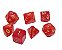 Conjunto de 7 Dados para RPG - Vermelho Perolado - Imagem 5