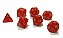 Conjunto de 7 Dados para RPG - Vermelho Perolado - Imagem 3
