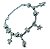 Pulseira Ajustável Prateada com Pingentes (Encanto do Mar) 23cm - Imagem 2