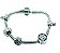 Pulseira com Berloques Harry Potter - em Aço Inox 19cm - Imagem 2