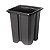 Pote De Muda Quadrado 185ml De Plástico Preto 06,5cm - Nutriplan - Imagem 1