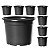 Vaso Pote de Muda Pequeno 90ml Redondo 06 Preto De Plástico  Nutriplan - Imagem 2