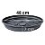 Prato Para Vaso De Planta 11 Plástico Preto 48cm x 7cm - Nutriplan - Imagem 2