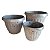 Vaso Redondo Grego Marmorizado Decorativo 01 Pequeno 18x15cm - Vida Verde - Imagem 4