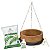 Kit Vaso Nutricoco 05 Grande Completo Suspenso Para Samambaia + Fert Líquido 140ml + Terra Especial 2kg - Imagem 1
