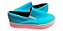 Tênis Slip On Azul Confortável Unissex Sapatos Tam. 33 ao 43. - Imagem 4