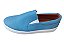 Tênis Slip On Azul Claro Super Confortável Sapatos Tam. 33 ao 43. - Imagem 1