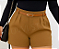 Cinto Feminino Fino CARAMELO De Couro Moda Blogueira Elegante fino Feminina Tendência Social Jeans e Casual - Imagem 3