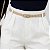 Cinto Feminino BEGE Fino De Couro Moda Blogueira Elegante fino Feminina Tendência Social Jeans e Casual - Imagem 1