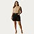 Cinto Feminino PRETO De Couro Montana Casual e Social Da Moda Blogueira Fivela Quadrada Prata - Imagem 3