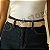 Cinto Feminino BEGE De Couro Montana Casual e Social Da Moda Blogueira Fivela Quadrada Prata - Imagem 1