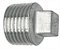 Tampão / Bujão Aço Inox 304 – Rosca Macho 1/2" BSP - Imagem 1