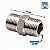 Niple Sextavado Aço Inox 304 Rosca Macho 1/2" BSP x 1/2" BSP - Imagem 3