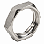 Porca 1/2" BSP em Aço Inox 304 – Espessura 6,2 mm - Imagem 1