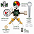Kit Cilindro CO₂ Alumínio 2,3 kg + Regulador HBS 2 Vias Saída Dupla - Imagem 6