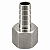 Espigão 1/2" com Rosca Fêmea 1/2" BSP em Aço Inox - Imagem 2