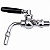 Torneira de Chopp Tcheca HBS Inox Controle Fluxo G5/8". - Imagem 1