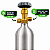 Cilindro de Gás Carbônico CO2 - Aluminio - 0,9 KG - Válvula ABL - Imagem 3