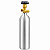 Cilindro de Gás Carbônico CO2 - Aluminio - 0,9 KG - Válvula ABL - Imagem 1
