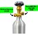 Cilindro de Gás Carbônico CO2 - Aluminio - 0,9 KG - Válvula ABL - Imagem 4
