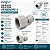DMfit Conexão Rápida Tubo 3/8" x Rosca Fêmea BSP 3/4" AFAB0609F-1 - Imagem 2