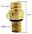 Válvula Para Cilindro Sodastream Recarregável - Rosca 6acme Cor Dourado - Imagem 2
