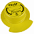 Lacre LKL Aba Larga para Barril de Chopp Sistema S – Amarelo - Imagem 1
