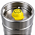 Lacre LKL Aba Larga para Barril de Chopp Sistema S – Amarelo - Imagem 2