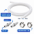 Mangueira de Silicone 1/4" com Adaptadores DMfit 3/8" – Kit 1 Metro - Imagem 3