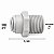 Engate Rápido DMfit AMC0607 – Tubo 3/8" x Rosca Macho NPT 1/2" - Imagem 3