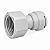 Engate Rápido DMfit AFAB0607F – Tubo 3/8" x Rosca Fêmea BSP 1/2" - Imagem 1