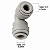 Engate Rápido DMfit AEU0404 – União Cotovelo 90° Tubo 1/4" x Tubo 1/4" - Imagem 3