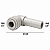 Engate Rápido DMfit ATEU0406 – Cotovelo 90° Tubo 1/4" x Pino 3/8" - Imagem 3