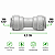 Engate Rápido DMfit AUC0505 – União Reta Tubo 5/16" x Tubo 5/16" - Imagem 3