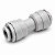 Engate Rápido DMfit AUC0404 – União Reta Tubo 1/4" x Tubo 1/4" - Imagem 1