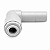 Engate Rápido DMfit ATEU0404 – Adaptador Cotovelo 90° Tubo 1/4" x Pino 1/4" - Imagem 1