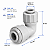 DMfit APSEU0604 – União Cotovelo Tubo 3/8" x Cano Inox/Alumínio 1/4" - Imagem 4