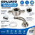 Conjunto Porca Borboleta + Pino Curvo 3/8" em Aço Inox - Imagem 2