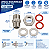 União Bulkhead Aço Inox 304 Rosca Macho 1/2" BSP - Imagem 4